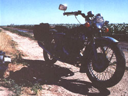 Joel Bourne's 1972 Norton Commando, a trusty, if somewhat temperamental bike, threw a tantrum in a Texas cornfield.
